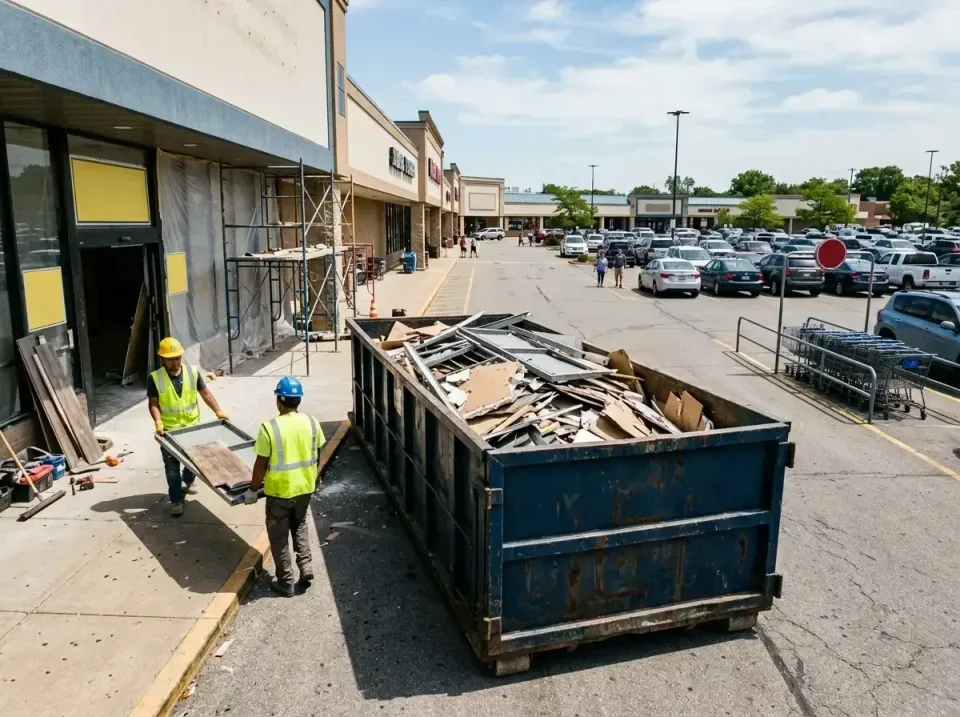 retail-store-renovation-debris-003 — frequently asked questions, Roll-off Dumpster Rentals in Bushnell, IL